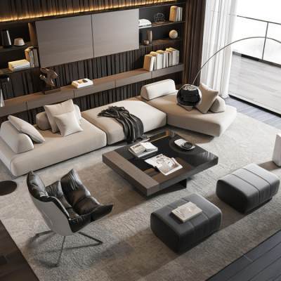 Minotti 米洛提现代沙发茶几